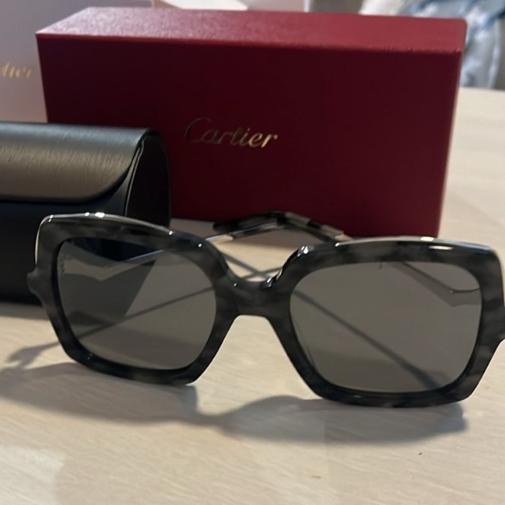 Cartier Havana Ct00117s Panthiere Sunglasses
